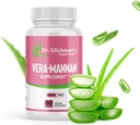 Vera-mannan Aloe Vera תוספת, 1 בקבוק, 60 קפסולות