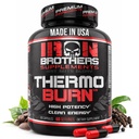 Iron Brothers Thermo Burn Fat Burner - High Stim Thermogenic with Yohimbine HCl, Grains of Paradise & Caffeine - Metabolism Booster & Appetite control - 60 קפסולות