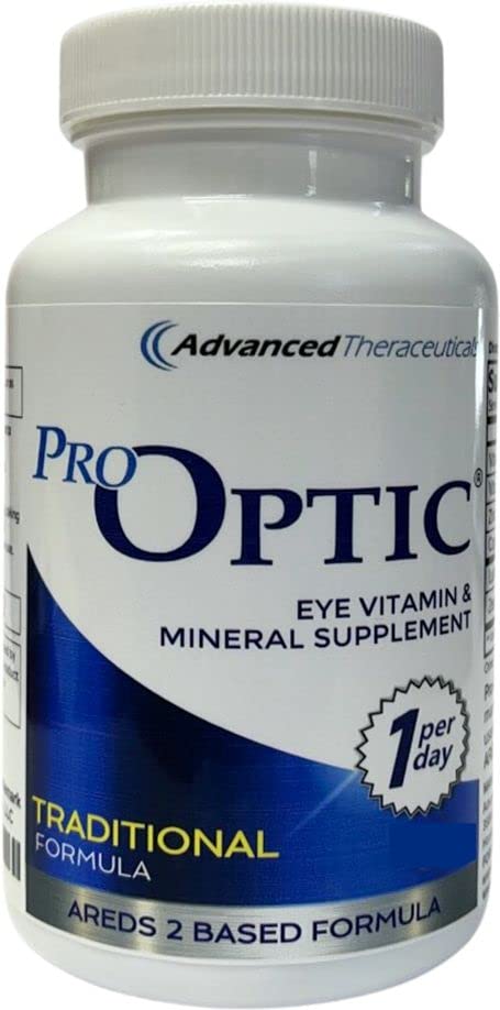 Pro-Optic המסורתית פורמולה עין תוסף - תמיכה בראייה מבוססת 2 למבוגרים 50+ - 30 קפסולות, 1-Month אספקה - Lutein 10mg, Zeaxanthin 2 מ"ג
