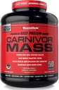 שריר Meds Carnivor Mass Diet, Vanilla Carmel, 5.78 פאונד (002658)