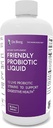 Dr. Berg’s Friendly Proביוטיקה נוזל תוספת משקה לערבב w / 12 Live Probiotics Strains & Lactobacillus Acidophilus - בריאות עיכול, מערכת החיסון ו- Gut תמיכה לנשים וילדים - חודש אספקה