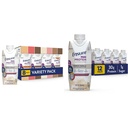 ודא מקס חלבון דיאטה שקד, Variety Pack, עם 30 גרם של חלבון ו Max דיאטה דיאטה דיאטה שקד עם 30 גרם של חלבון, 1g של סוכר, גבוה חלבון שקד, וניל צרפתי, נוזל 11 oz (Pack של 12)