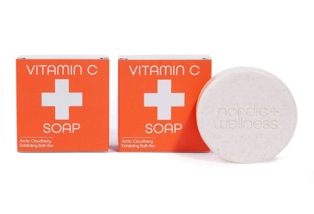 Nordic+Wellness ויטמין C Soap with Arctic Cloudberry - 2 Pack
