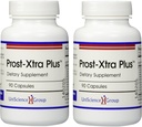 Prost-Xtra Plus (2 ערכת בקבוק) עם Rye Grass, 300 מ"ג צמחים Sterols, Saw Palmetto, Zinc, ויטמין E 90 קפסולות כל אחת