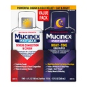 Mucinex Fast-MAX & NightShift Combo Pack - Max Power Cough & Cold Medicines for Mucus Relief, Chest Congestion, Nasalungestion, Sinus Communityestion, Sinus Pressure, Cough Symptom Relief (2x 6 FL OZ)