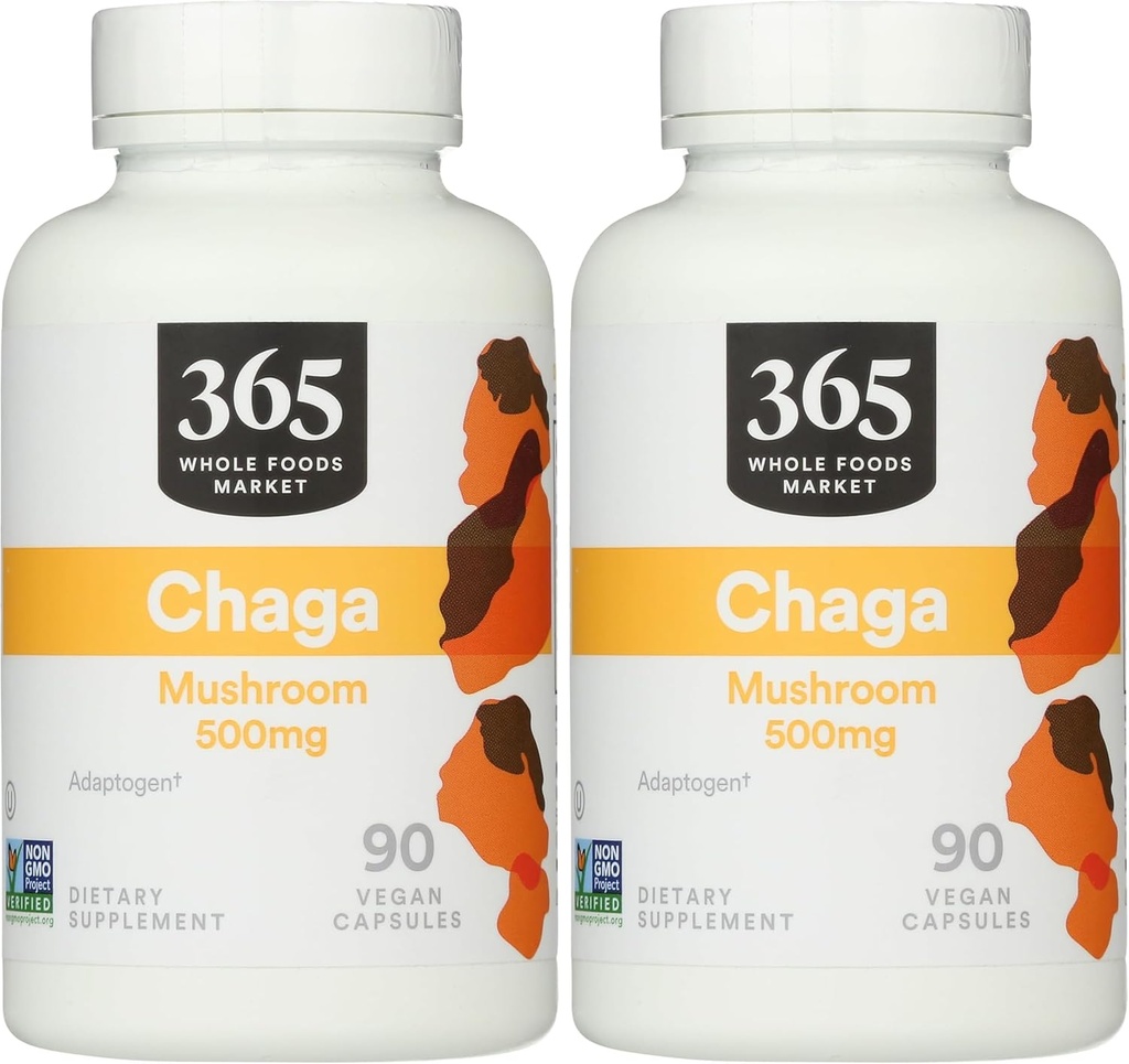 365 על ידי Whole Foods Market, Chaga, 90 Count (Pack of 2)