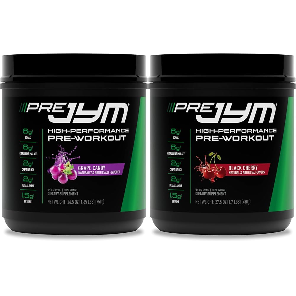 הקודם JYM Grape Candy Pre Workout אבקה 30 משרתים & Black Cherry Flavor 30 המשרתים Bundle