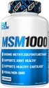 דיאטת תזונה MSM1000-1000 MG תוסף Methylsulfonylmethane - תמיכה בריאות משותפת - תוסף Cartilage - טבעוני + Non-GMO MSM קפסולות - 60 משרתים