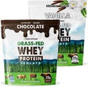 Opportuniteas Grass Fed Vanilla Choco Whey חלבון אבקת Isolate - 20g אבקת חלבון ללא ממתקים מלאכותיים, פרות ללא הורמונים, לא GMO - 5lb