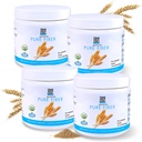 כן, אתה יכול! שתיית Booster - אורגני Greens Superfood אבקת לשתות Mix - 4 Pack עם Alfalfa Grass, חיטה, Kale, Barley Grass, אבקת מיץ לימון - עשיר באנטיoxidants, ויטמינים ומינרלים.
