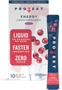 Protect Zero Sugar Energy Drinks - Keto Natural Mix, ויטמין B נוזלי, תערובת אורגנית Caffeine, On-the-Go Liquid Packets by Mark Healey, Pack of 10