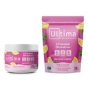 Ultima Replenisher Electrolyte אבקת לשתות Mix Bundle - סוכר חינם - פינק Lemonade, 30 משרת Canister ו 20 Stickpacks - 6 אלקטרוליטים ומינרלים - Keto Friendly, טבעוני, non-GMO