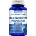 תוספת זיכרון לתמיכה במוח | תוסף Phosphatidylserine עם Memory ו Focus Complex with Genekgo Biloba DMAE Rosemary ו Gotu Kola | Made and Tested the USA (66 יום אספקה)