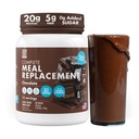 כן, אתה יכול! Meal Switch Shake - 20G חלבון, 5G סיבים, 21 ויטמינים ומינרלים, 0G הוסיף סוכר - אבקת חלבון החלפת Meal - השלם All-in-One Nutrition - 15 מנות (Chocolate)