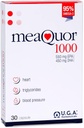 Meaquor 1000 אומגה 3 שמן דגים תוספת IFOS מוסמך - אומגה3 עם 1000 מ"ג EPA ו DHA לקפסולה - No Aftertaste, non-GMO (30 Softgels)