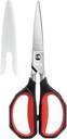 LINGO Kitchen Shears Heavy Duty: Cooking Scisors Dishwasher Safe Come חוץ שארפ פורג ללא ספק פלדה Blade צריכת מזון כל המטרה עבור קיצוץ ירקות בשר עוף עוף עוף עוף עוף עוף עוף עוף עוף, 8.5 אינץ '