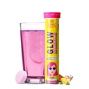 Glow | יפנית Glutathione 500 מ"ג ו- ויטמין C עבור Skin Care | Glowing & Radiant Skin - 20 טבליות Effervescent