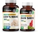 BIO KRAUTER Lion's Mane 250 קפסולות ודן שן 100 קפסולות