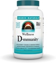 מקור טבעי בריאות D-mmunity, Bio-Aligned ויטמין D Immune Formula, תומך ב- Optimal Absorption ו- Utilization* - 120 קפסולות צמחוניות