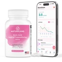Natureland 40 Count, 600 מ"ג Boric Acid Vaginal Suppositories, Made in USA, שחזור pH Balance וצמצום יבשות, Odors, Itchiness ו- Discharge, תמיכה Intimate Health Count (Pack of 1))