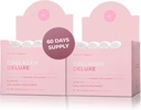 Collagen Deluxe 30 Shots x 2 I 8 Week Bundle I 12500 מ"ג Marine Collagen (Type I & III) I Hyaluronic Acid, Biotin, ויטמין C I Sugar-Free - 8 שבוע אספקה