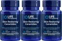 Life Extension Skin Reאחסן את Ceramides, 30 קפסולות צמחוניות נוזליות (Pack of 3)