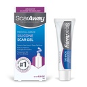 ScarAway Silicone Scar Gel, Helps Improve Size, Color & Texture of Hypertrophic & Keloid Scars מפציעות, Burns & Surgery, Water Resistant, 10g (0.35 Oz)