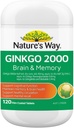 דרכו של הטבע גינקו בילובה 2000MG 100+20 טבליות