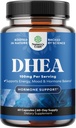 DHEA תוסף לנשים וגברים - Pure DHEA 100 מ"ג עבור איזון הורמונלי, משפר את Mood Stability, תפקוד המוח, מערכת החיסון, אנרגיה פוריות - Dehydroepiandrosterone קפסולות למבוגרים - 60 Cttt