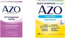 AZO Urinary Tract זיהומים Test Strip + Vaginal pH Test Kit + Yeast זיהומים & Vaginal Symptom טבליות, 60 Count