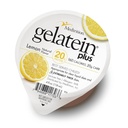 Medtrition Gelatein Plus לימון: 20 גרם של חלבון. אידיאלי עבור דיאטות נוזליות ברורות, לבלוע קשיים, דיאליזה ואונקולוגיה. חטיף טרום או פוסט עבודה. (36 Pack)