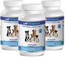 אנזימים העיכול לכלבים 8 oz - DOG DIGESTIVE AID PROBIOTICS - NATURAL APPROACH - SOLUTION to BAD BREATH AND GAS - COUNTER DIARRHEA - כלב פרוביוטיקה - 3 בקבוקים (180s)