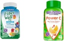 Vitafusion Fiber Well Fit Gummies 90 Count and Power C Gummies for Immune Support 150 Count