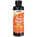 עכשיו מזונות תוספי מזון, מוסמך אורגני Flax Seed שמן נוזלי, Cold-Pressed ו unrefined, 12-Ounce