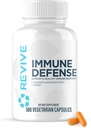 הסמכה MD Immune Defense, Immune Support Supplement - Immunity Health with Zinc, Elderberry, ויטמין C & ויטמינים Booster for Men & Women - טבעוני, Gluten-Free & Soy-Free (180 קפסולות, 30 משרתים)