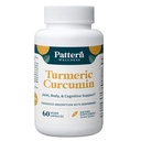 דפוס בריאות Turmeric Curcumin - 1300 מ"ג - 95% Curcuminoids עם BioPerine® Black Pepper - Joint, Cognitive & Immune Support - Non-GMO, Gluten Free - 60 קפסולות