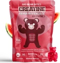 Creatine Monohydrate חניכיים עבור גברים ונשים | 5000 מ"ג של חניכיים קרטין לשרת | סוכר, Gluten Free & Halal | חבילת 90 for Pre Workout & השרירים Recovery