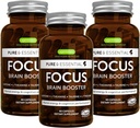 Igennus Focus - Nootropic עם 200mg טבעי Caffeine, Methylated ויטמין B, L-theanine, Tairine, L-Tyrosine, אנרגיה נקייה, המוח Booster & ביצועים קוגניטיביים, Non Jittery, 180 קפסולות