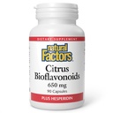 גורמים טבעיים - Citrus Bioflavonoids 650 מ"ג, תמיכה בשימוש הגוף של ויטמין C, 90 קפסולות
