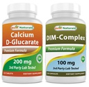 Calcium D-Glucarate 200 מ"ג & DIM תוספת 100 מ"ג