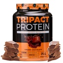 אבקת חלבון Nutrology TRIPACT - 7-in-1 Meal החלפת שקד עם אבקת חלבון Grass פד Whey, Pea, Rice, גריןs forשרירים Recovery & Immunity, Creamy Chocolate Flavor, 20 משרתים