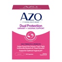 AZO כפול הגנה, תמיכה Urinary + Vaginal, Prebiotics ו Probiotics לנשים *, מתחיל לעבוד תוך 24 שעות, Non-GMO, 30 Count