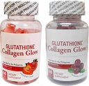 Generic Nature Glow Glutathione Collagen - Strawberry & Cranberry Flavor Bundle, 60 חניכיים Chewable לכל אחד