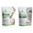 חוות אנטלר - 100% Grass Fed New Zealand Whey Protein Isolate & Collagen אבקת Bundle
