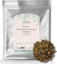 Starwest הבוטנים האורגניים Chamomile Flowers Whole - Dried Drop Leaf Herb for Tea, Herbal Lotions, & Baking, שמקורם בקרואטיה ובולגריה, כשר מוסמך, non-GMO - Bulk 1 lb Bag