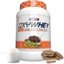 EHP Labs OxyWhey חלבון Isolate - 25g חלבון גבוה, Low Carb, Sugar Free Meal החלפת - Lean Whey אבקת עבור שריר התאוששות - non-GMO, Gluten Free - 25 משרתים - Peanut Butter Puffs