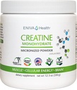 Eniva בריאות Creatine Monohydrate אבקה, Amino Acid, אבקת Micronized, 70 משרתים 5 G 12.3 oz, תמיכה שרירים, צמיחה, אנרגיה סלולרית, מיקוד, Ultra-Pure, פרמצבטיקה כיתה