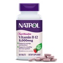 צריכת ויטמין B12 5,000 mcg, תוסף ויטמין B12 מהיר תומך במערכת עצבית בריאה ואנרגיה מטבוליזם, 100 טבליות, עד 100 יום אספקה