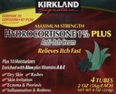 Kirkland hydrocortisone %1 Cream 2 אוונס (Pack of 4)