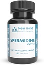 New World Health Brands Pure זרעidine (20 מ"ג) | 60 טבליות - פוריות, Anti-Aging & Reproductive Health Support, Easy to Swallow